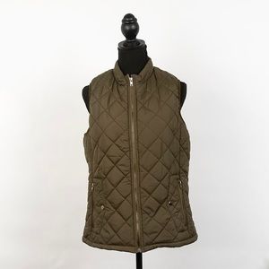 Fuinloth Puffed Quilted Sleeveless Jacket